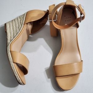 Tan Wedge Sandels